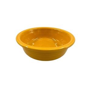 Fiestaware by Homer Laughlin cereal bowl Daffodil Yellow 7 1/4 x 3” USA